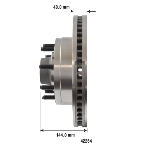 Duralast Disc Brake Rotor and Hub Assembly 42264